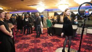 Hosté na casino party v Vestec Kasíno během slavnostního otevření
